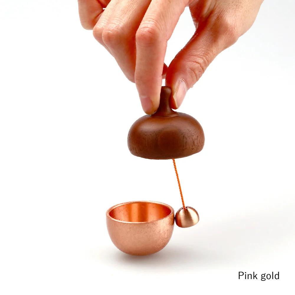 KUON - Madoka Series - Dongurin Mini Singing Bell Bowl - Copper/Pink Gold Color