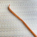 Suikaen Tanimura Yasuburo: Susudake Chashaku, Japanese Dark Bamboo Tea Scoop 煤竹茶杓