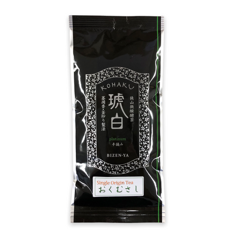 #0249.S2 Bizenya: #09 Kohaku Platinum 21g - Okumusashi Single Cultivar Green Oolong Tea 琥珀 おくむさし