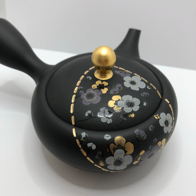 Isobe Ceramics mi123: Tokoname Kyusu Golden Sakura by Shouhou 250 ml 金彩桜 - Yunomi.life