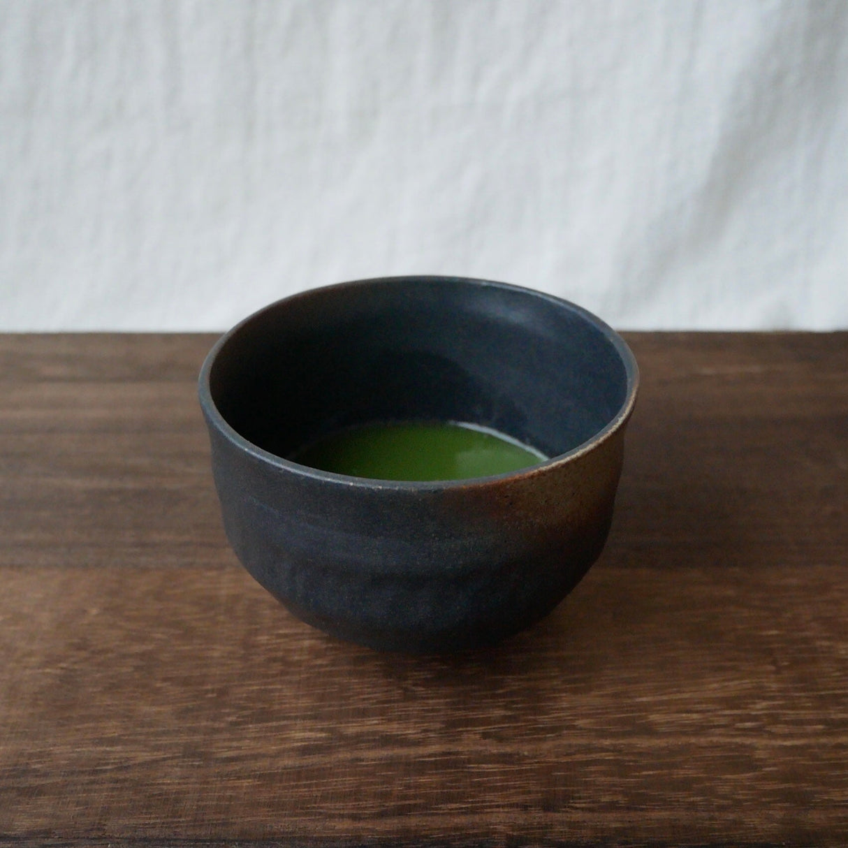 Kizoku Club: Black Bizen-yaki Mini Matcha Bowl - Yunomi.life