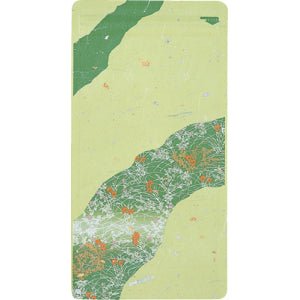 Seiwa 10413: Resealable bag (Japanese washi paper, green, flat, 120 x 230 mm) - Yunomi.life