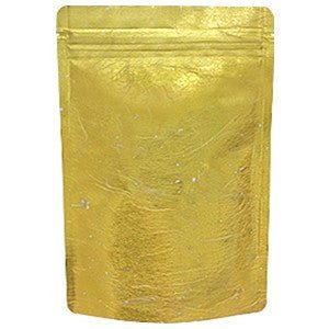 Seiwa: Resealable stand bag (gold Japanese washi paper, 6 sizes) - Yunomi.life