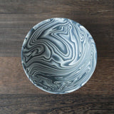 Shinro Yamamoto: Marble Porcelain Matcha Bowl 650 - Yunomi.life