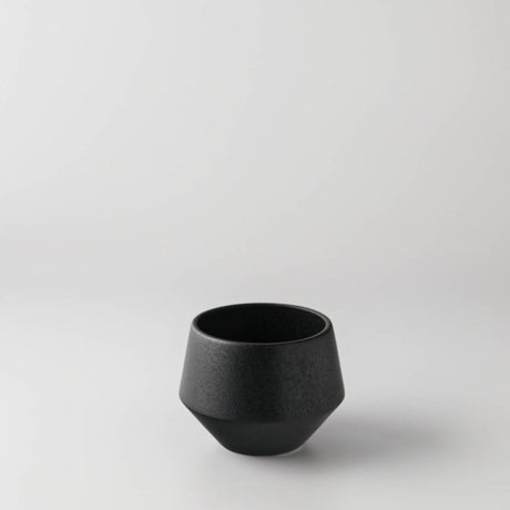 Yamatsu Kiln (Minoyaki, Gifu): Minimalist Frustum Sencha Cup, Black