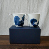 Yamani - Miyama Tableware: Blue Ink White Paired Mugs - Yunomi.life