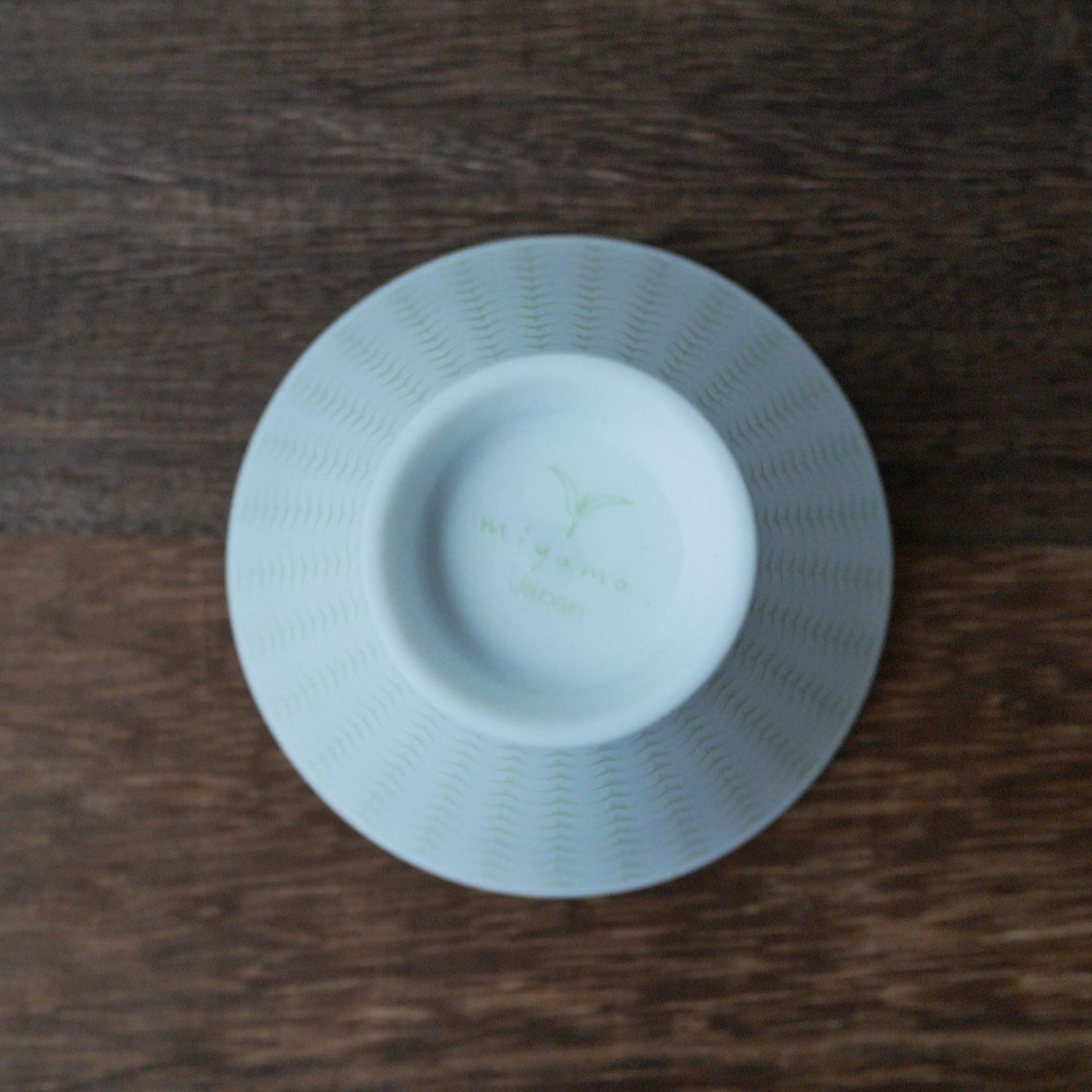 Yamani - Miyama Tableware: Chahaku Morning Glory Tea Cup - Gyokuro Green - Yunomi.life