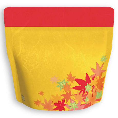 Yoshimura Pack 1373 Resealable Washi Paper Bag Red Leaves もみじ - Yunomi.life